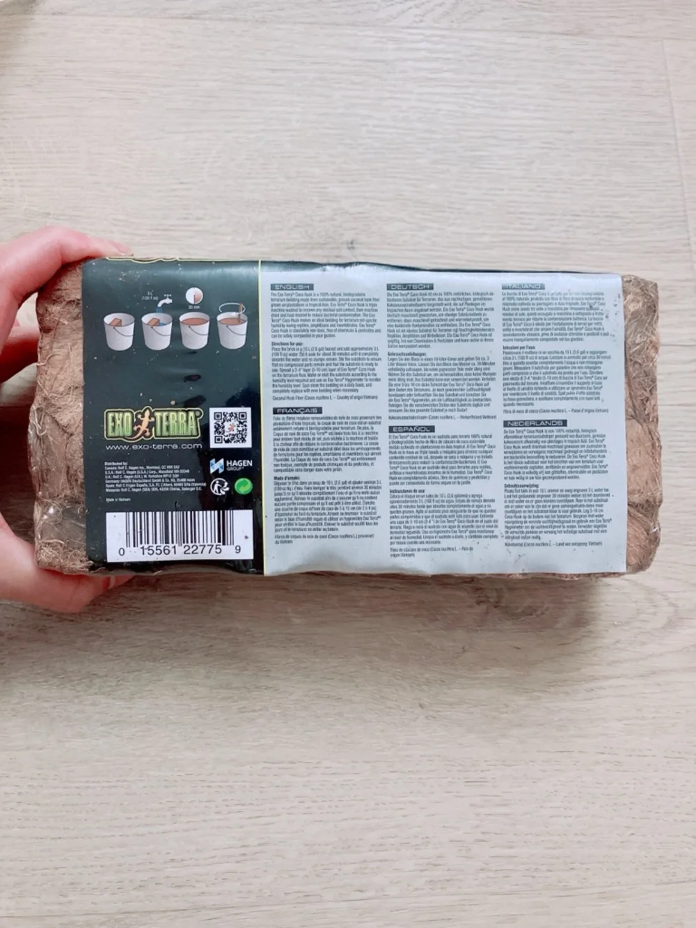 Retile/Exotic Starter Kit: Reptile Feeding Box, Coco Husk, Forrest Moss